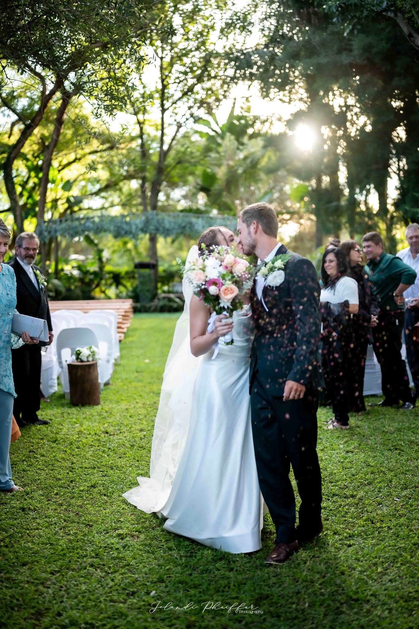 Garden ceremony chairs